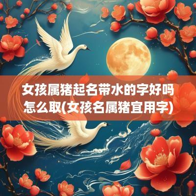 女孩属猪起名带水的字好吗怎么取(女孩名属猪宜用字)