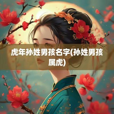 蛇年孙姓男孩名字(孙姓男孩属虎)