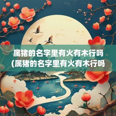 属猪的名字里有火有木行吗(属猪的名字里有火有木行吗女孩)
