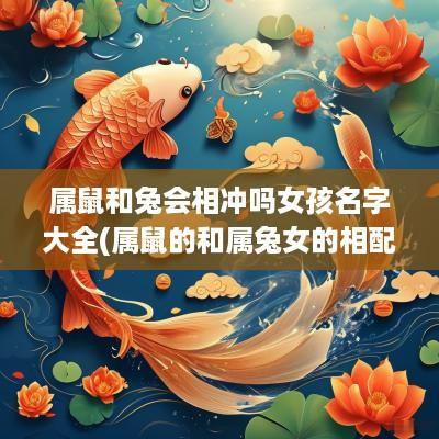属鼠和兔会相冲吗女孩名字大全(属鼠的和属兔女的相配吗)