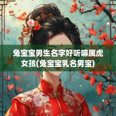 兔宝宝男生名字好听嘛属虎女孩(兔宝宝乳名男宝)
