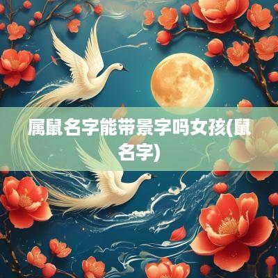 属鼠名字能带景字吗女孩(鼠名字)