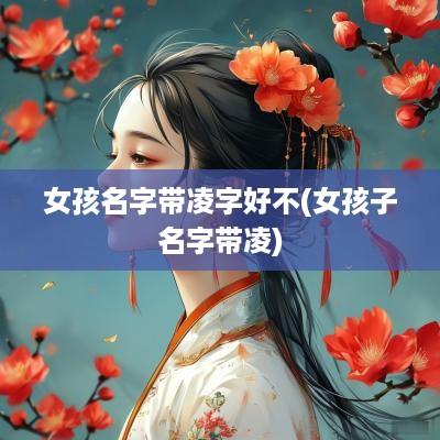 女孩名字带凌字好不(女孩子名字带凌)