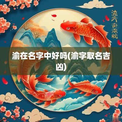 渝在名字中好吗(渝字取名吉凶)