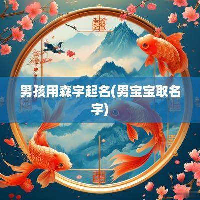 男孩用森字起名(男宝宝取名字)