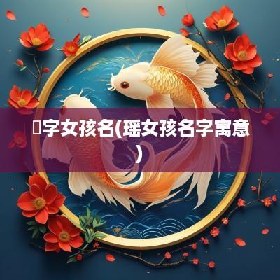 湉字女孩名(瑶女孩名字寓意)