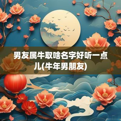 男友属牛取啥名字好听一点儿(蛇年男朋友)