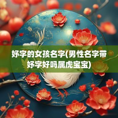 妤字的女孩名字(男性名字带妤字好吗属虎宝宝)