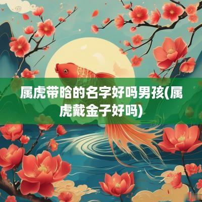 属虎带晗的名字好吗男孩(属虎戴金子好吗)