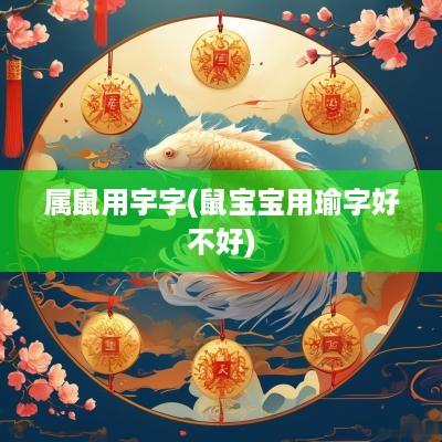 属鼠用宇字(鼠宝宝用瑜字好不好)