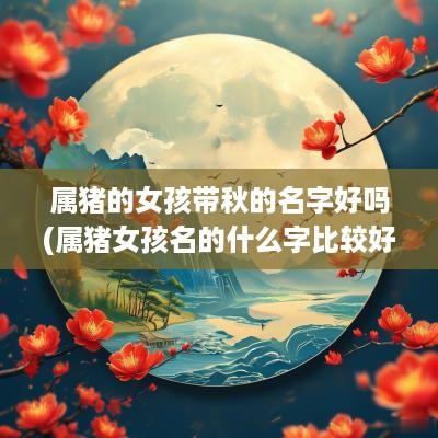 属猪的女孩带秋的名字好吗(属猪女孩名的什么字比较好)