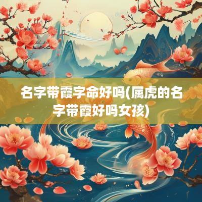 名字带霞字命好吗(属虎的名字带霞好吗女孩)