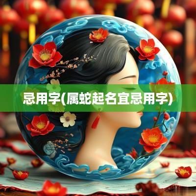 忌用字(属蛇起名宜忌用字)