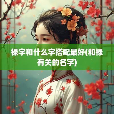 禄字和什么字搭配最好(和禄有关的名字)