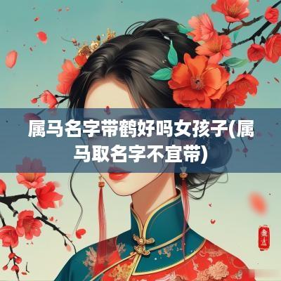 属马名字带鹤好吗女孩子(属马取名字不宜带)