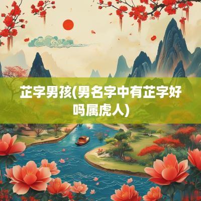 芷字男孩(男名字中有芷字好吗属虎人)