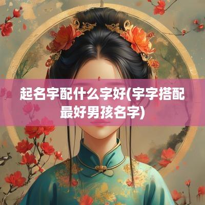 起名宇配什么字好(宇字搭配最好男孩名字)