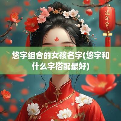 悠字组合的女孩名字(悠字和什么字搭配最好)