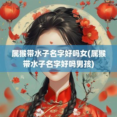 属猴带水子名字好吗女(属猴带水子名字好吗男孩)