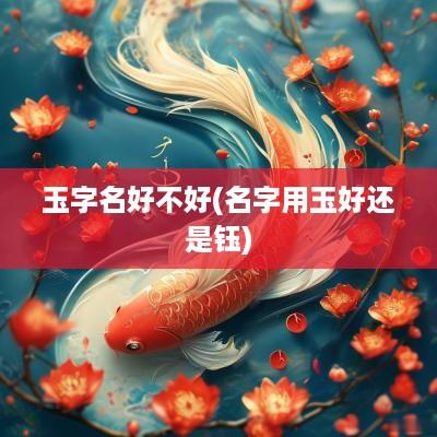 玉字名好不好(名字用玉好还是钰)