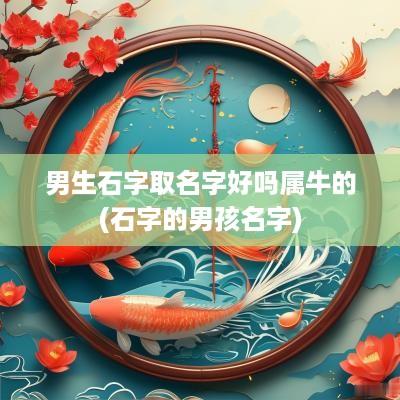 男生石字取名字好吗属牛的(石字的男孩名字)
