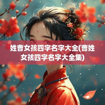 姓曹女孩四字名字大全(曹姓女孩四字名字大全集)