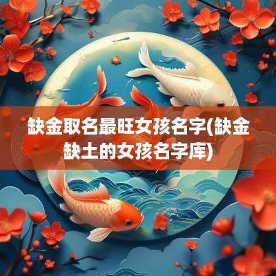 缺金取名最旺女孩名字(缺金缺土的女孩名字库)