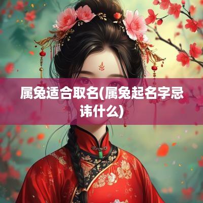 属兔适合取名(属兔起名字忌讳什么)