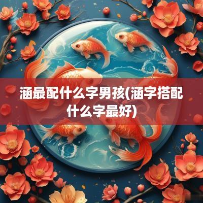 涵最配什么字男孩(涵字搭配什么字最好)