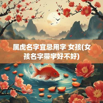 属虎名字宜忌用字 女孩(女孩名字带宇好不好)
