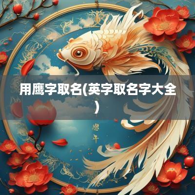 用鹰字取名(英字取名字大全)