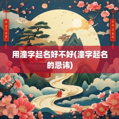 用潼字起名好不好(潼字起名的忌讳)