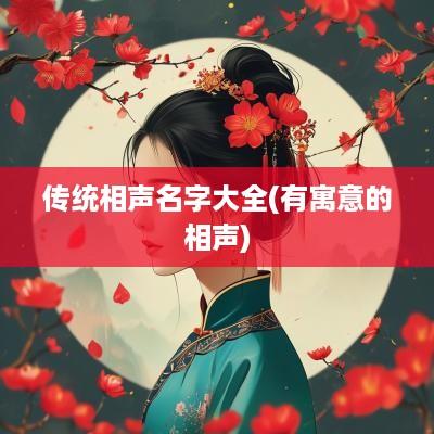传统相声名字大全(有寓意的相声)