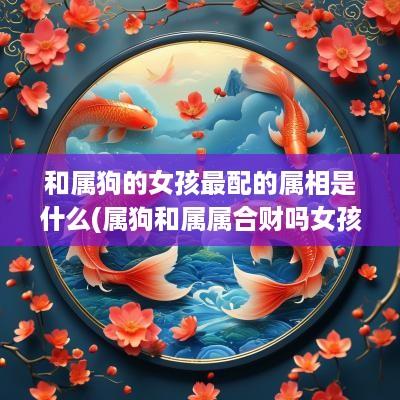 和属狗的女孩最配的属相是什么(属狗和属属合财吗女孩名字大全)