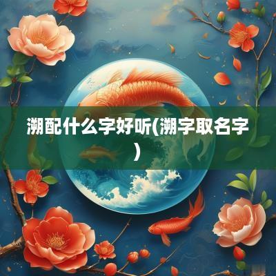 溯配什么字好听(溯字取名字)