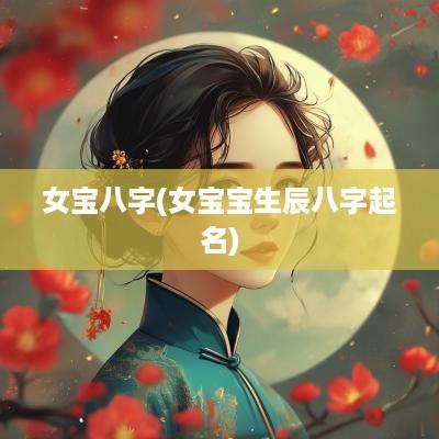 女宝八字(女宝宝生辰八字起名)