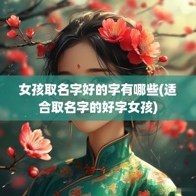 女孩取名字好的字有哪些(适合取名字的好字女孩)