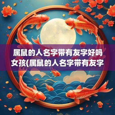 属鼠的人名字带有友字好吗女孩(属鼠的人名字带有友字好吗)