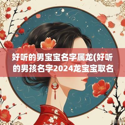 好听的男宝宝名字属龙(好听的男孩名字2025龙宝宝取名大全)