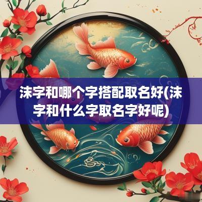 沫字和哪个字搭配取名好(沫字和什么字取名字好呢)