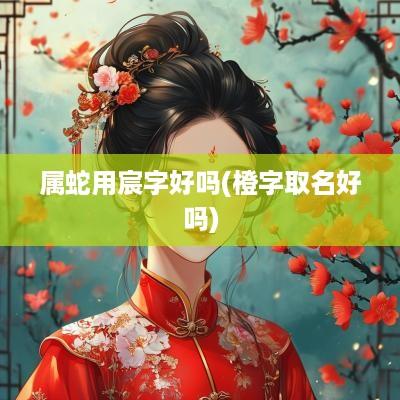属蛇用宸字好吗(橙字取名好吗)
