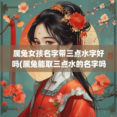 属兔女孩名字带三点水字好吗(属兔能取三点水的名字吗)
