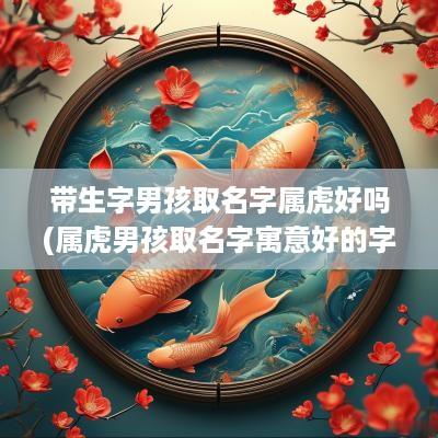 带生字男孩取名字属虎好吗(属虎男孩取名字寓意好的字)