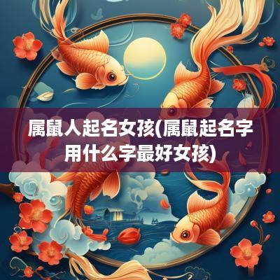 属鼠人起名女孩(属鼠起名字用什么字最好女孩)