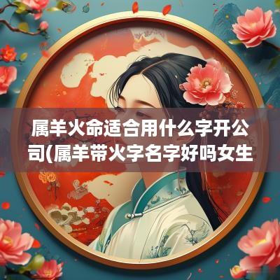 属羊火命适合用什么字开公司(属羊带火字名字好吗女生)