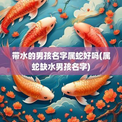 带水的男孩名字属蛇好吗(属蛇缺水男孩名字)