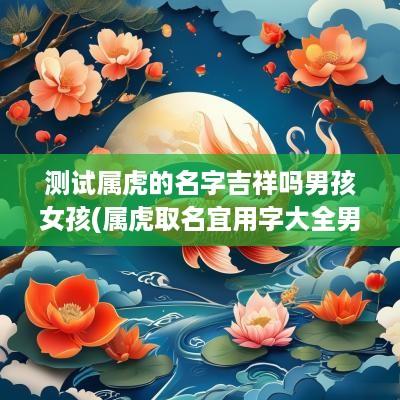 测试属虎的名字吉祥吗男孩女孩(属虎取名宜用字大全男孩)