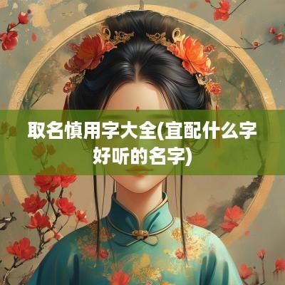 取名慎用字大全(宜配什么字好听的名字)