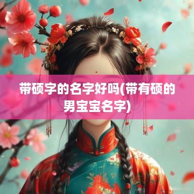 带硕字的名字好吗(带有硕的男宝宝名字)