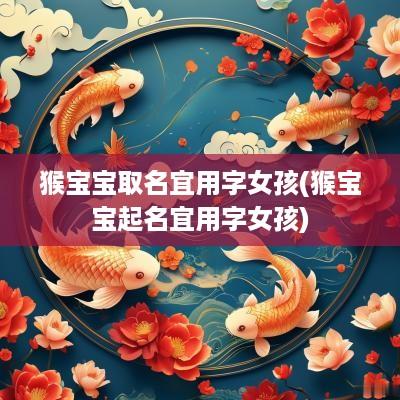 猴宝宝取名宜用字女孩(猴宝宝起名宜用字女孩)